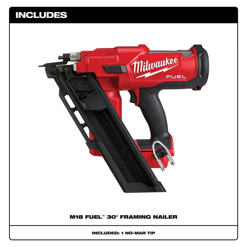 Milwaukee 2745-20 M18 FUEL Brushless 30-Degree Framing Nailer, Tool Only - Image 3