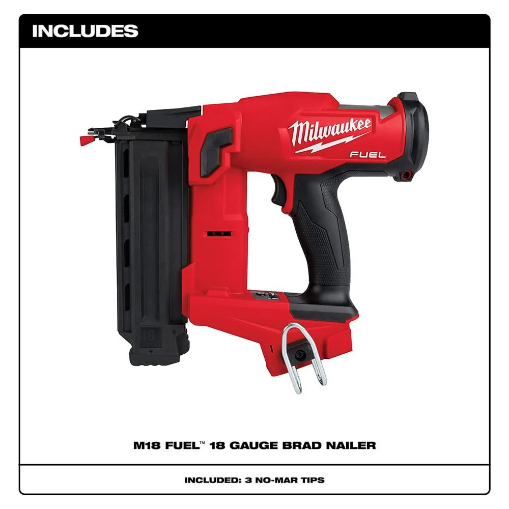 Milwaukee 2746-20 M18 FUEL Brushless Cordless 18-Gauge Brad Nailer, Tool Only - Image 3