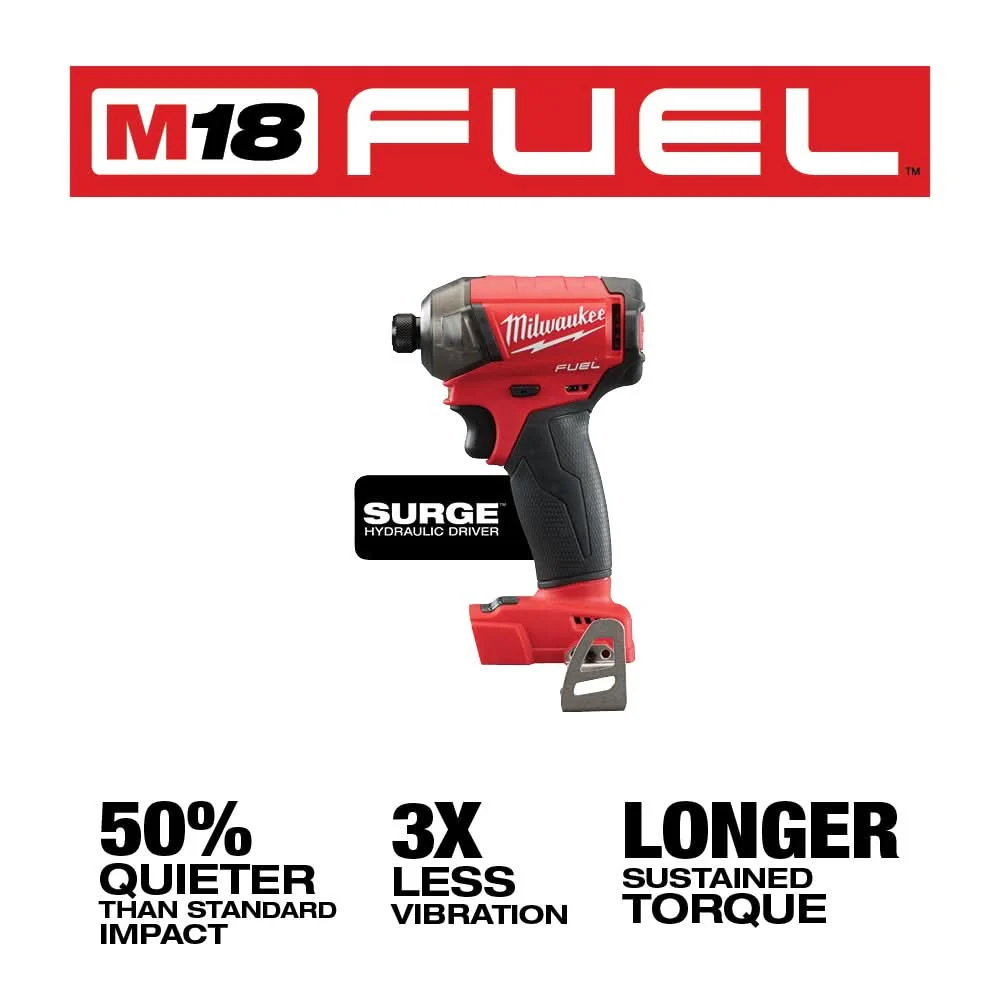 Milwaukee 2760-20 M18 FUEL SURGE 1/4" Hex Hydraulic Driver, Tool Only (PROMO) - Image 2