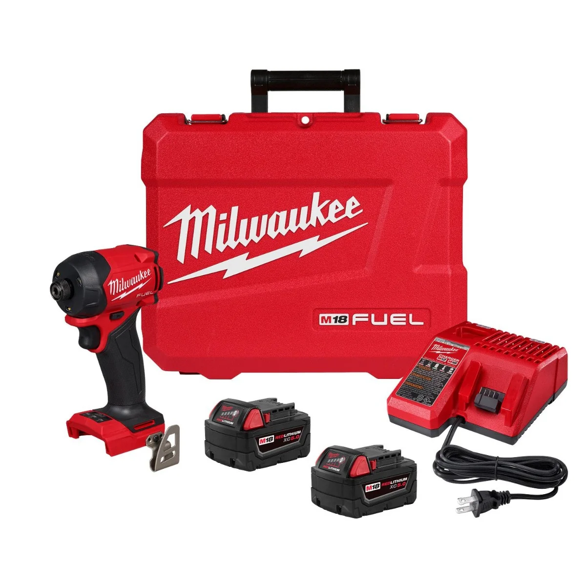Milwaukee 2761-22 M18 FUEL SURGE 1/4″ Hex Hydraulic Impact Driver 5.0Ah Kit