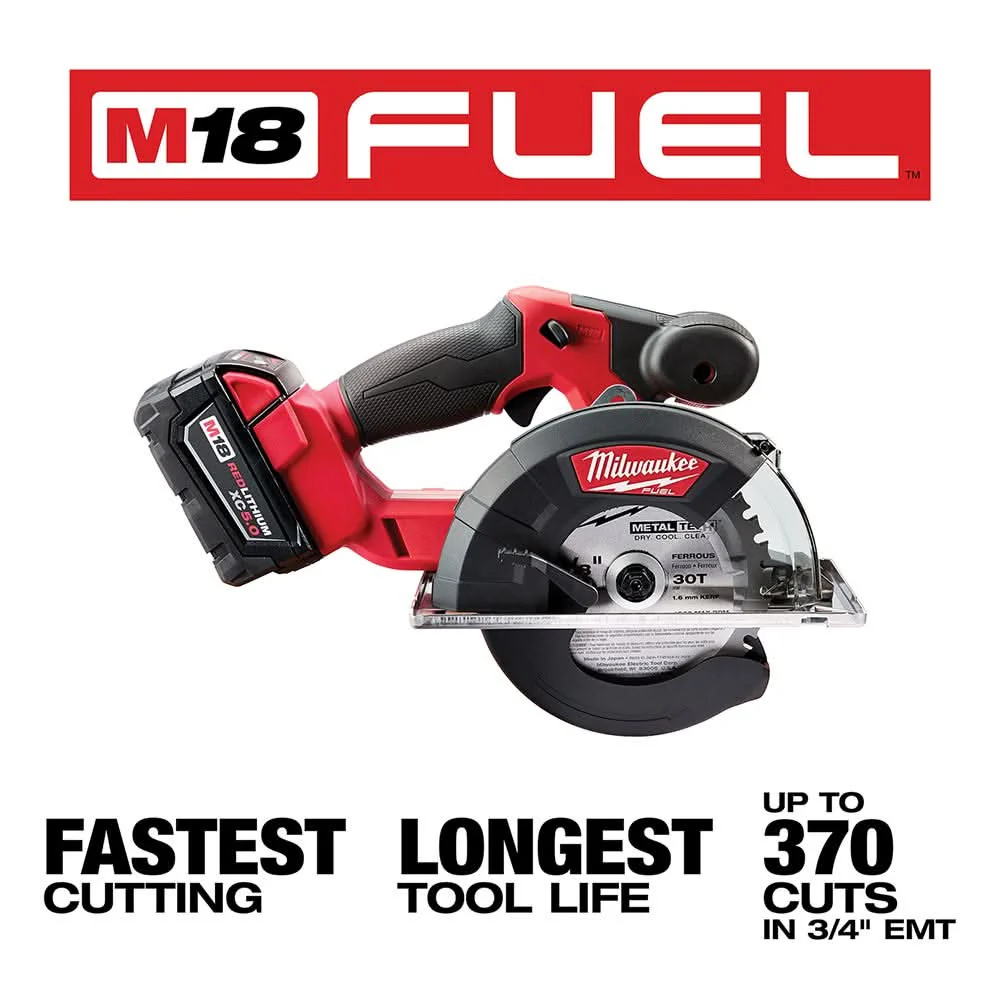 Milwaukee 2782-20 M18 Fuel 5-3/8" Metal Cutting Circular Saw, Tool Only - Image 3