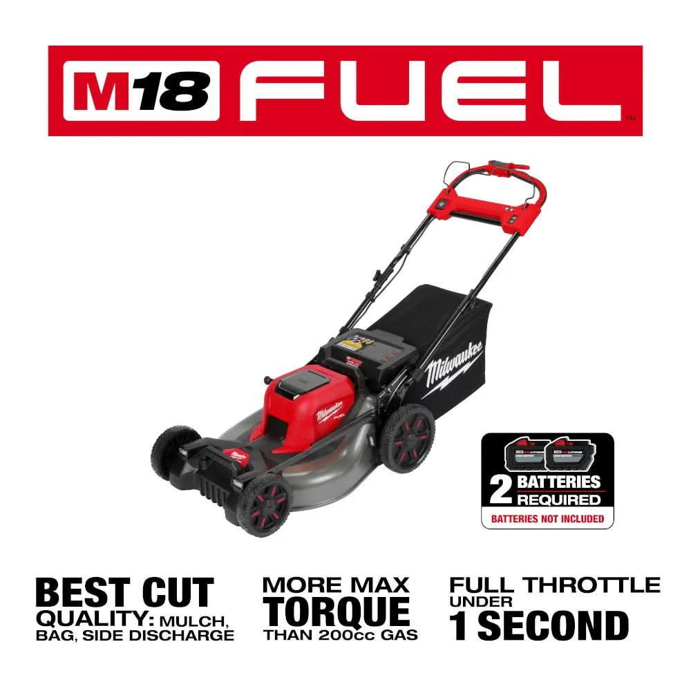 Milwaukee 2823-20 M18 FUEL 21" Self-Propelled Dual Battery Mower, Batteries & Charger Sold Separately - Image 2