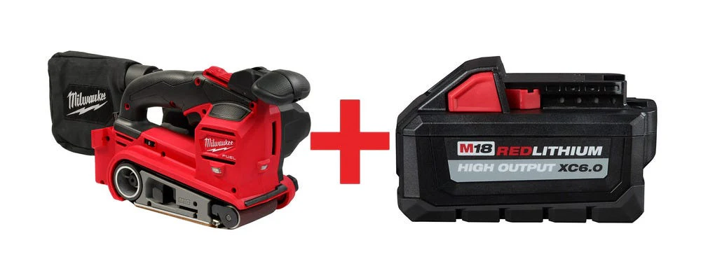 Milwaukee M18 FUEL 3-in. x 18-in. Belt Sander with XC 6.0Ah Battery Pack - Image 1