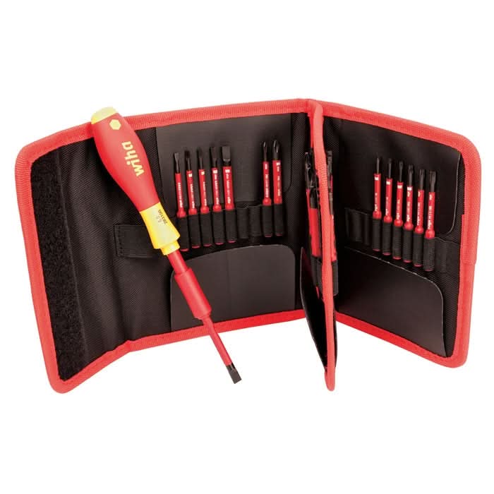 Wiha 28399 30-Piece Insulated SoftFinish SlimLine Blade Set - Image 1