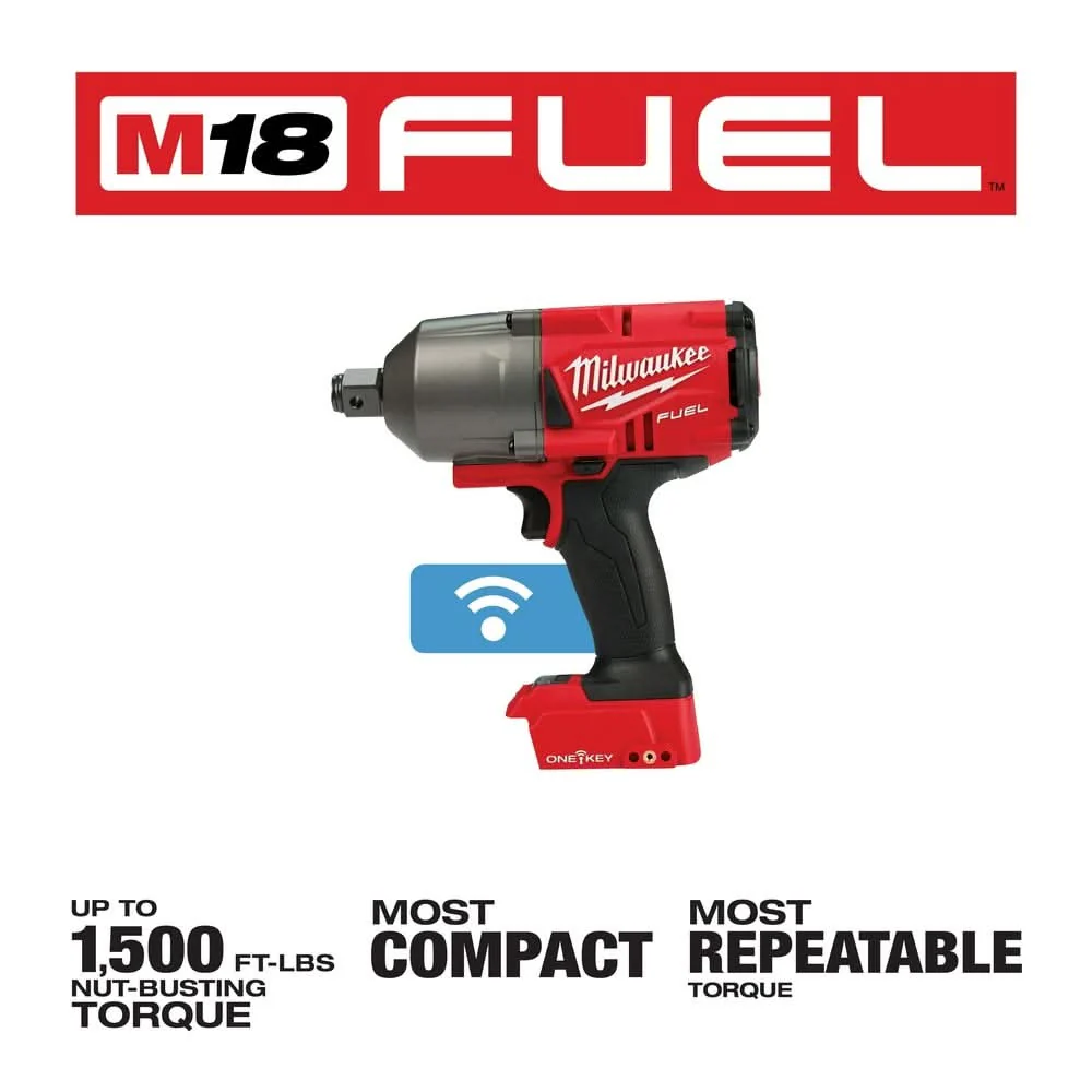 Milwaukee 2864-20 M18 Fuel W/ One-Key High Torque Impact Wrench 3/4" Friction Ring, Tool Only - Image 3