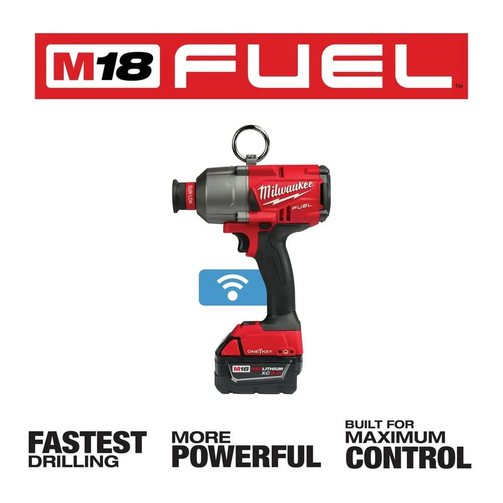Milwaukee 2865-22 M18 Fuel 7/16" Hex Utility High Torque Impact Wrench One-Key 5.0Ah Kit - Image 3
