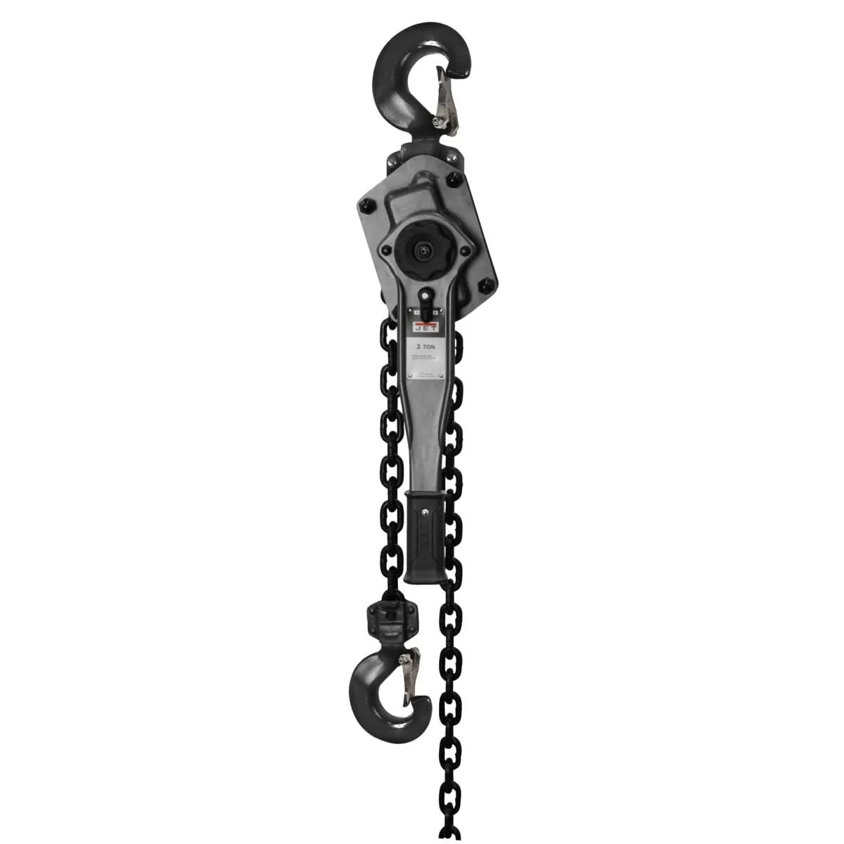JET 287803 JLP-A Series 3 Ton Lever Hoist, 20-Foot Lift & Shipyard Hooks - Image 1