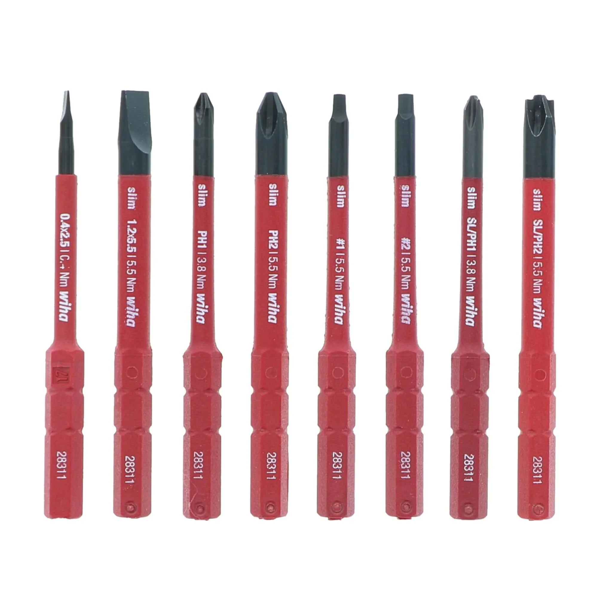Wiha 28789 11-Piece Insulated TorqueVario-S & SlimLine Blade Set - Image 2