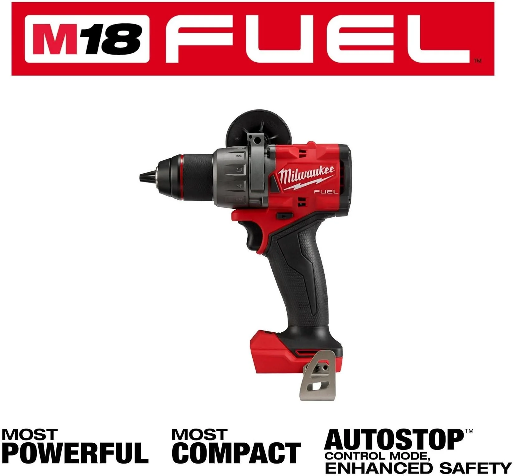 Milwaukee PROMO 2904-20 M18 FUEL 1/2-in. Hammer Drill/Driver, Tool Only (PROMO) - Image 2