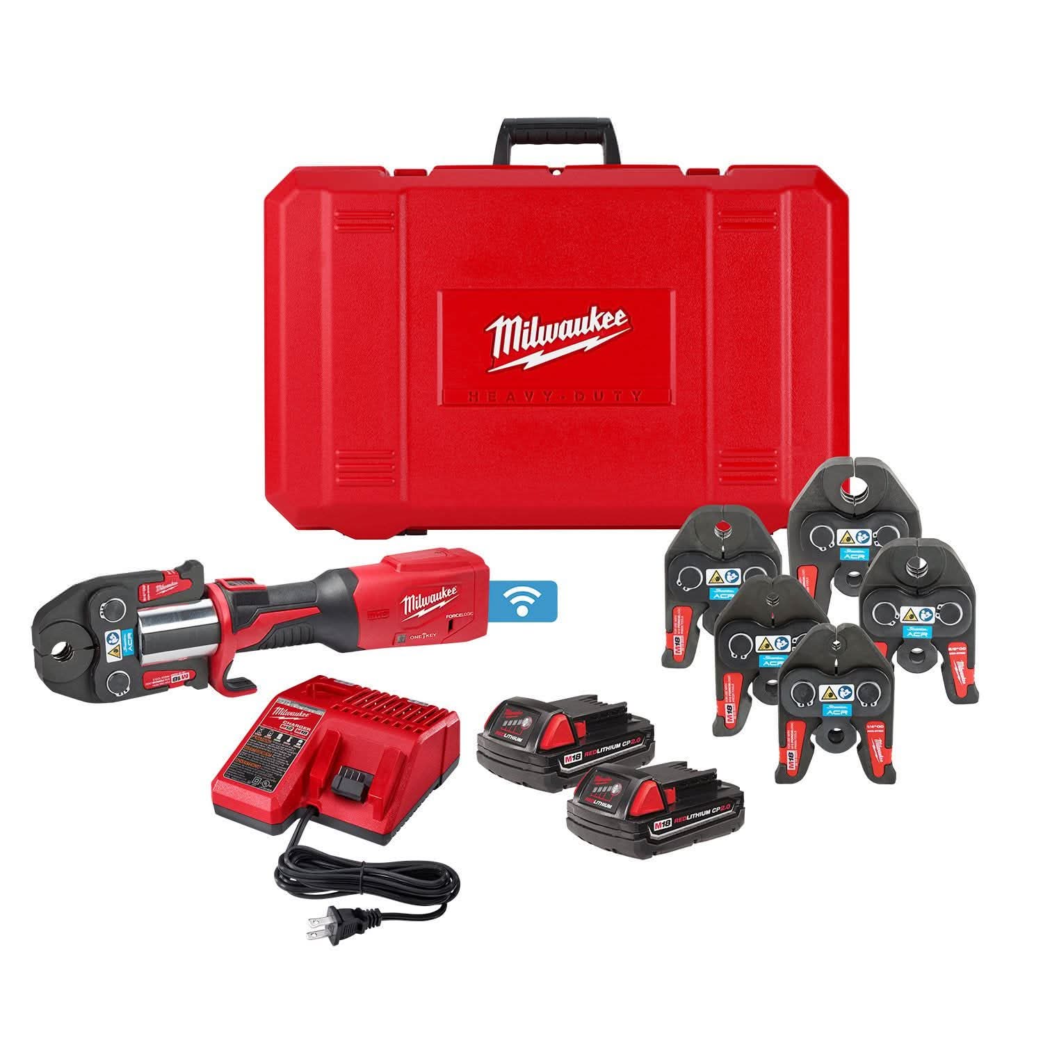Milwaukee 2922-22M M18 FORCE LOGIC Press Tool with ONE-KEY 2.0Ah Kit - Image 2
