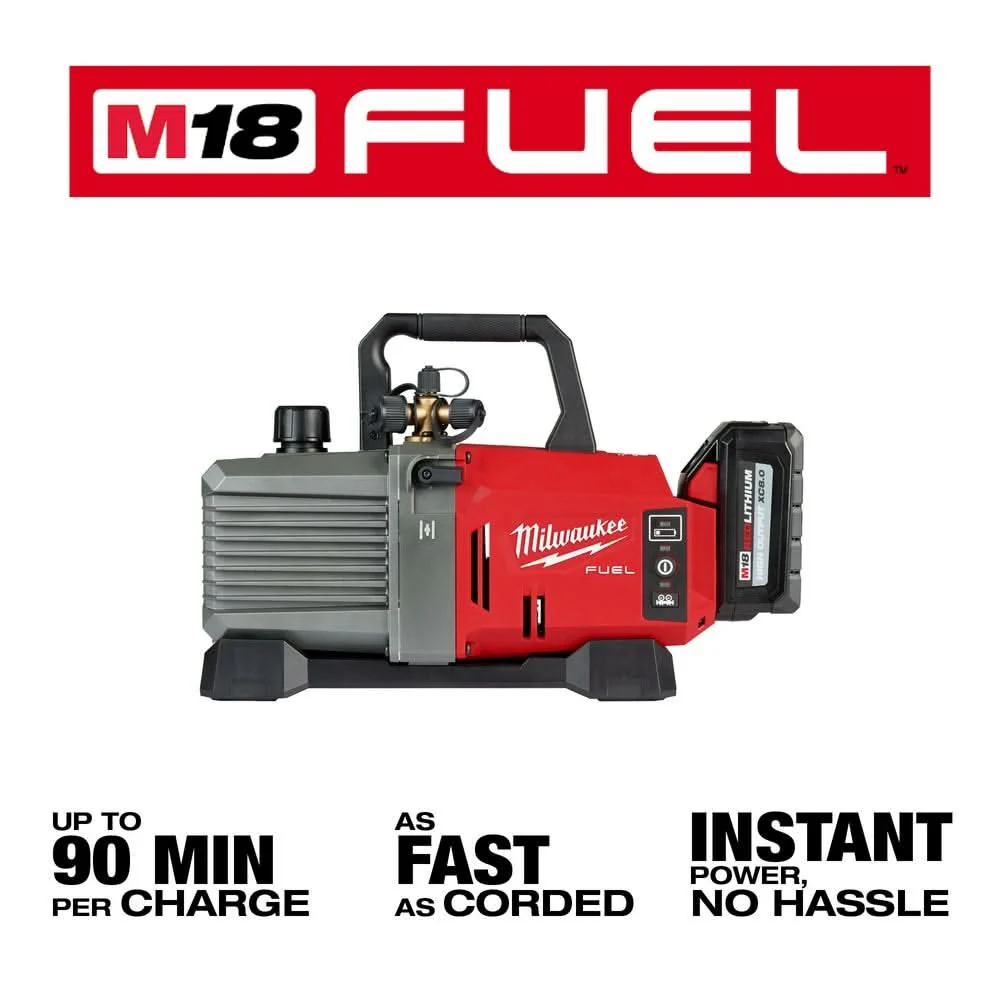 Milwaukee 2941-21 M18 FUEL 5-CFM Vacuum Pump 8.0Ah Kit - Image 3