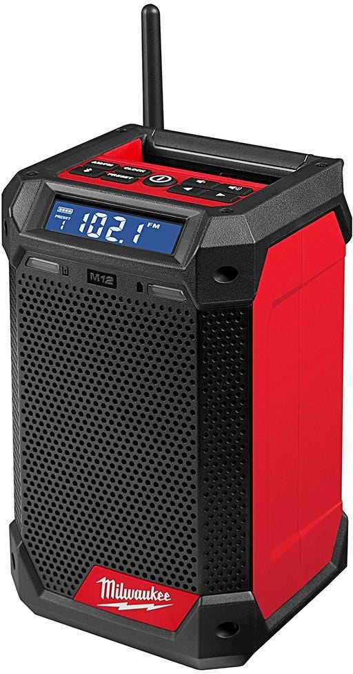 Milwaukee 2951-20 M12 Bluetooth Radio and Battery Charger (PROMO) - Image 1