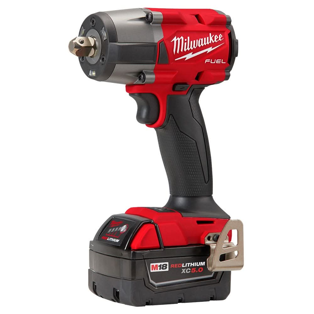 Milwaukee 2962P-22R M18 FUEL 1/2 Mid-Torque Impact Wrench w/ Pin Detent Kit - Image 3