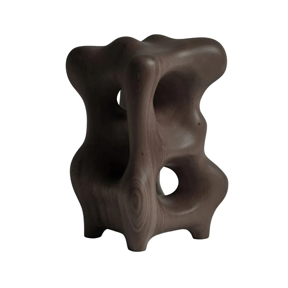 ETHNICRAFT ORGANIC SCULPTURE - MAHOGANY DARK BROWN | $219.00 - Image 1