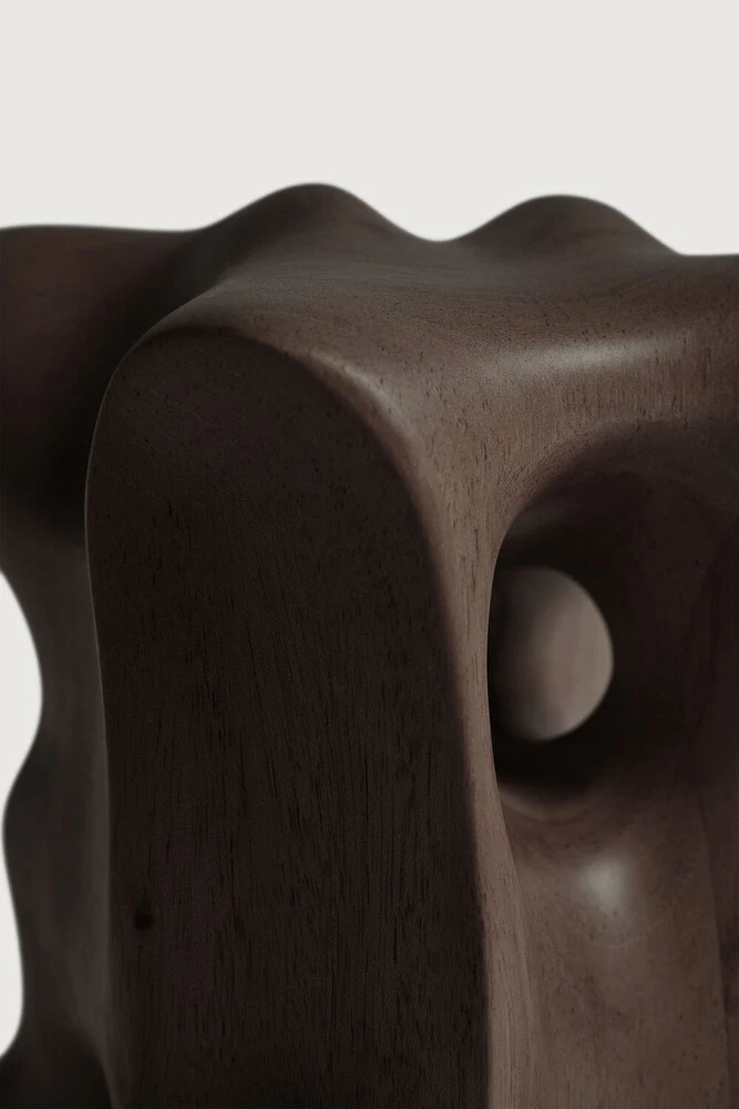 ETHNICRAFT ORGANIC SCULPTURE - MAHOGANY DARK BROWN | $219.00 - Image 3
