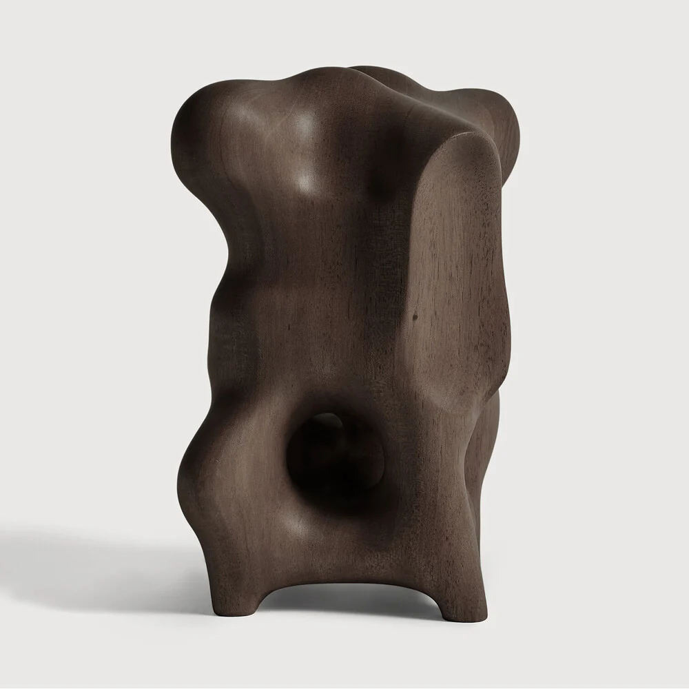 ETHNICRAFT ORGANIC SCULPTURE - MAHOGANY DARK BROWN | $219.00 - Image 2