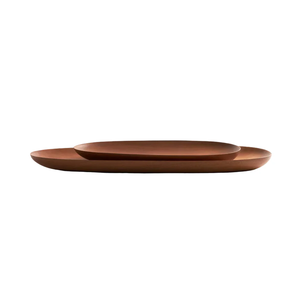 ETHNICRAFT THIN OVAL BOARDS SET - MAHOGANY | $129.00 - Image 1