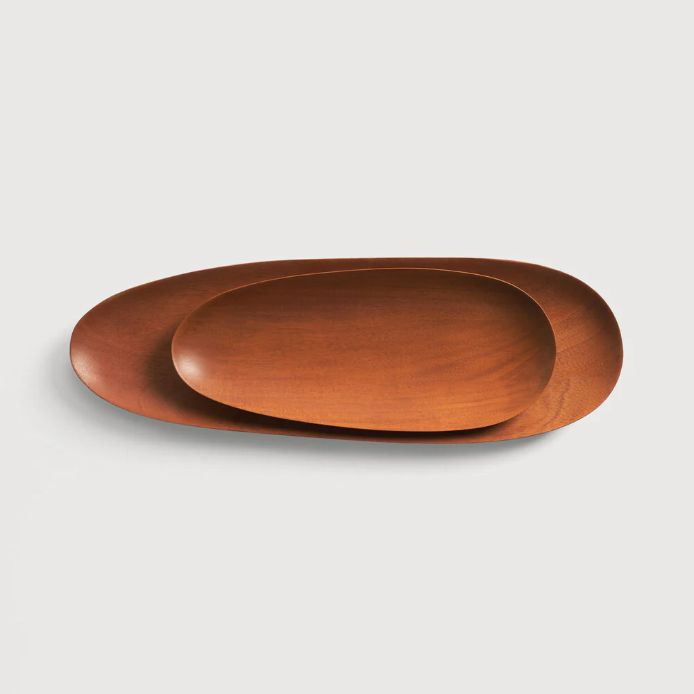 ETHNICRAFT THIN OVAL BOARDS SET - MAHOGANY | $129.00 - Image 2