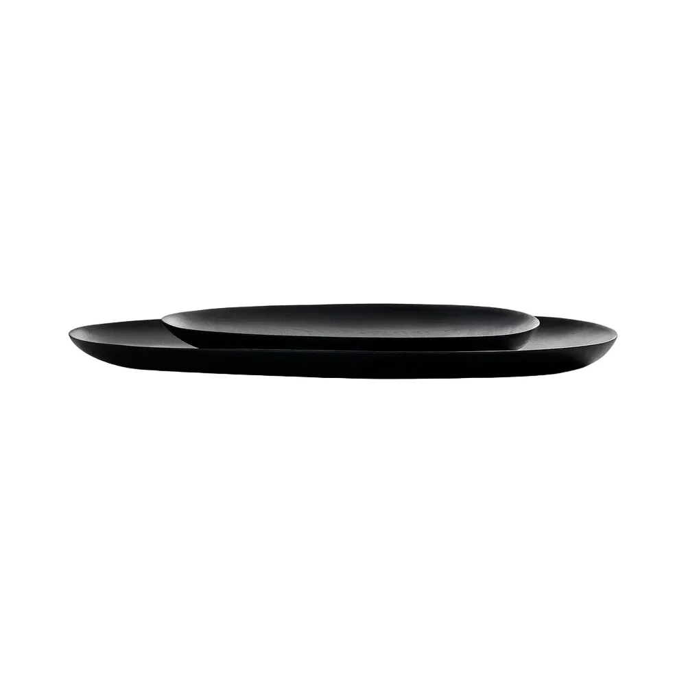 ETHNICRAFT THIN OVAL BOARDS SET - MAHOGANY BLACK | $129.00 - Image 1