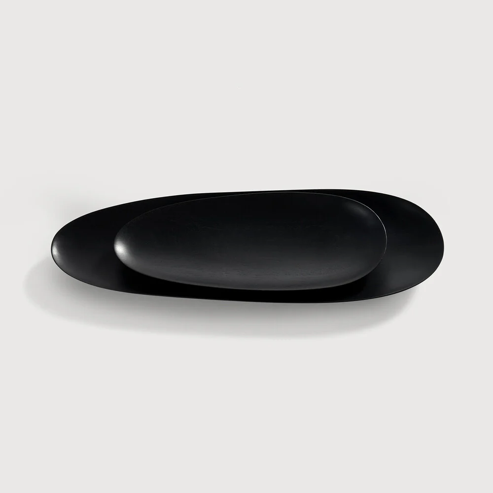 ETHNICRAFT THIN OVAL BOARDS SET - MAHOGANY BLACK | $129.00 - Image 2