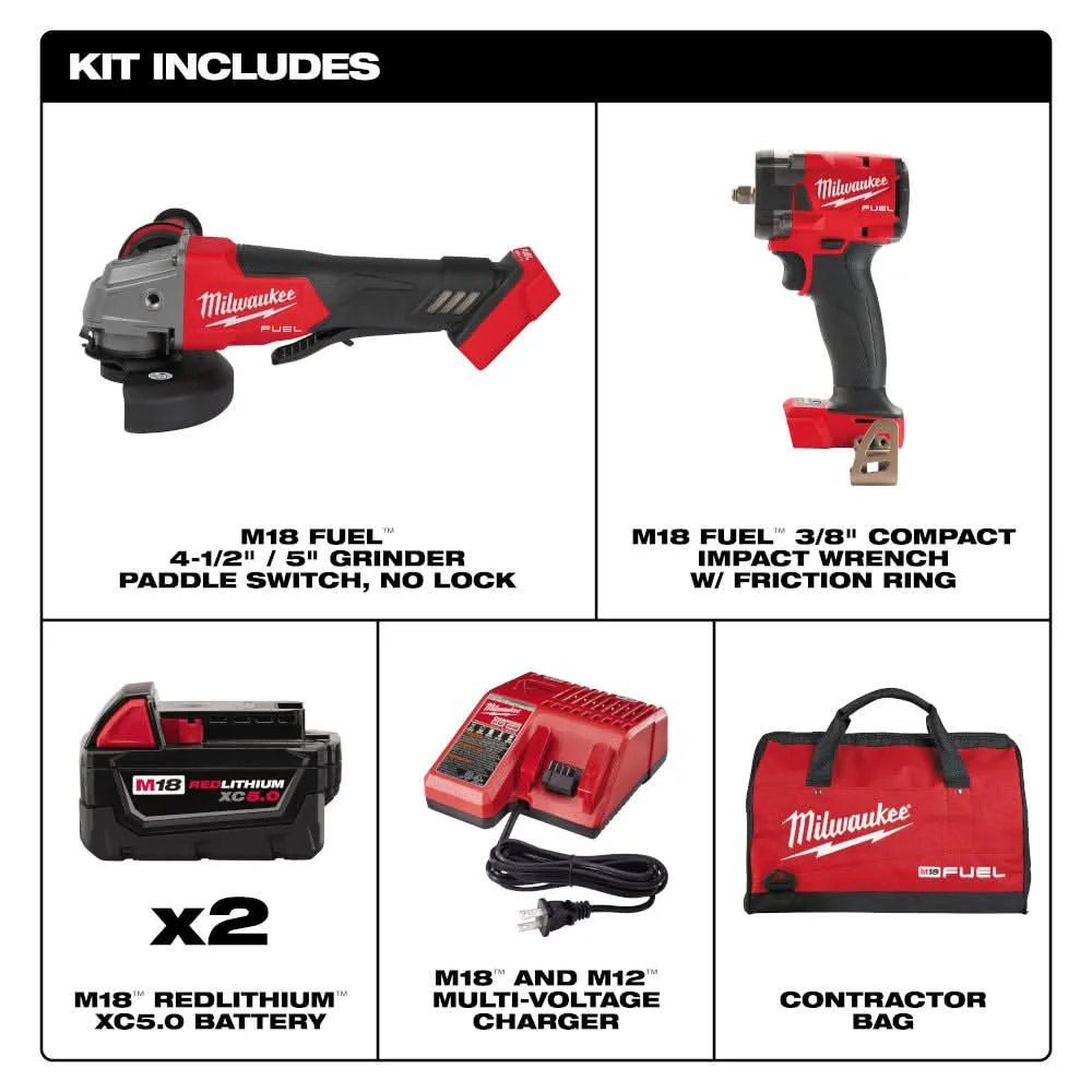 Milwaukee 2991-22 M18 FUEL 2-Tool Combo Kit - Image 2