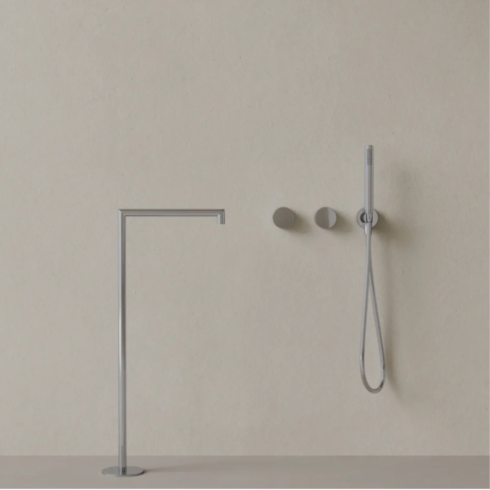 ELEMENTO BATH | SQUARE FLOOR-MOUNTED BATHTUB FILLER | $2,270.55 - Image 2