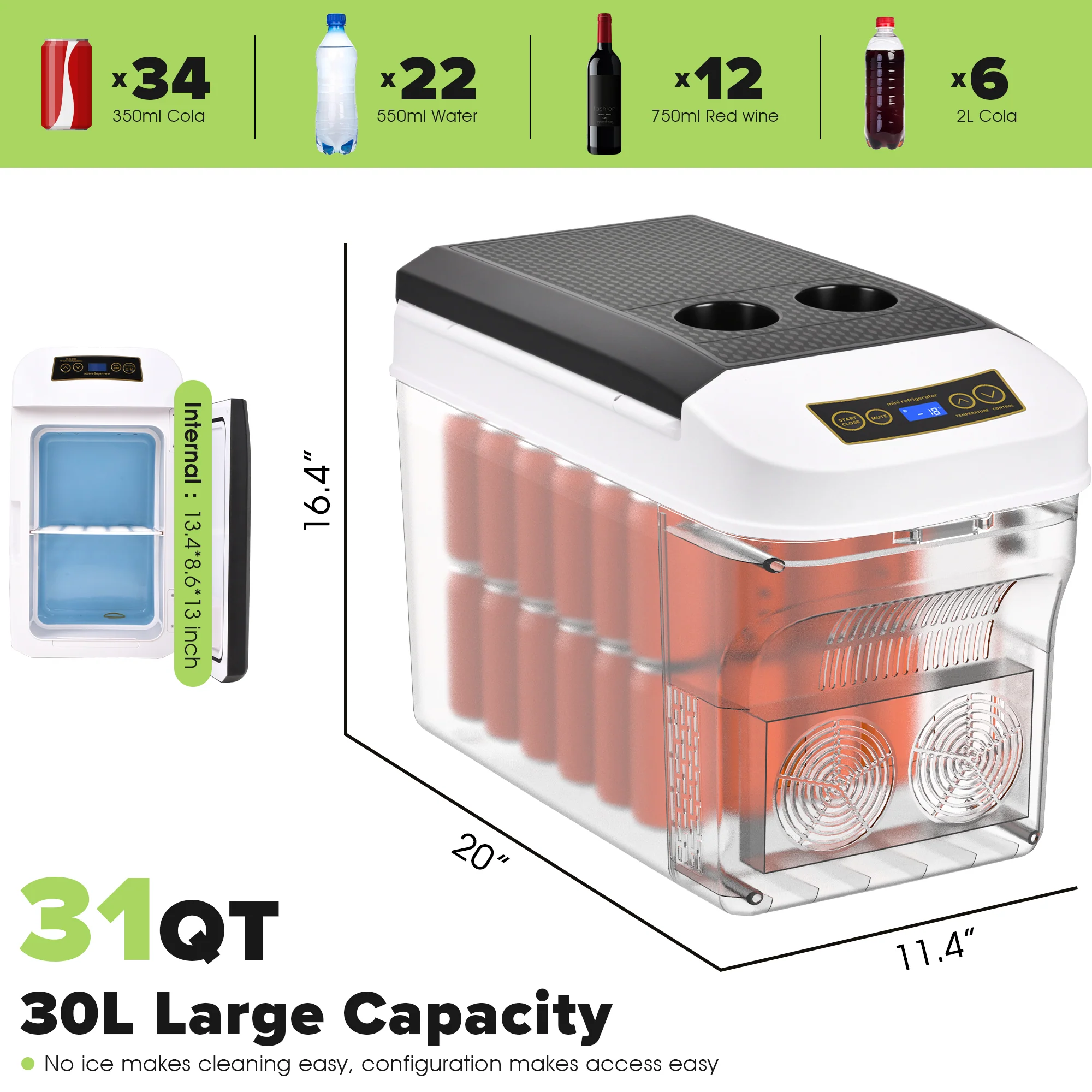 Advwin 30L Portable Car Fridge for Camping - Image 2