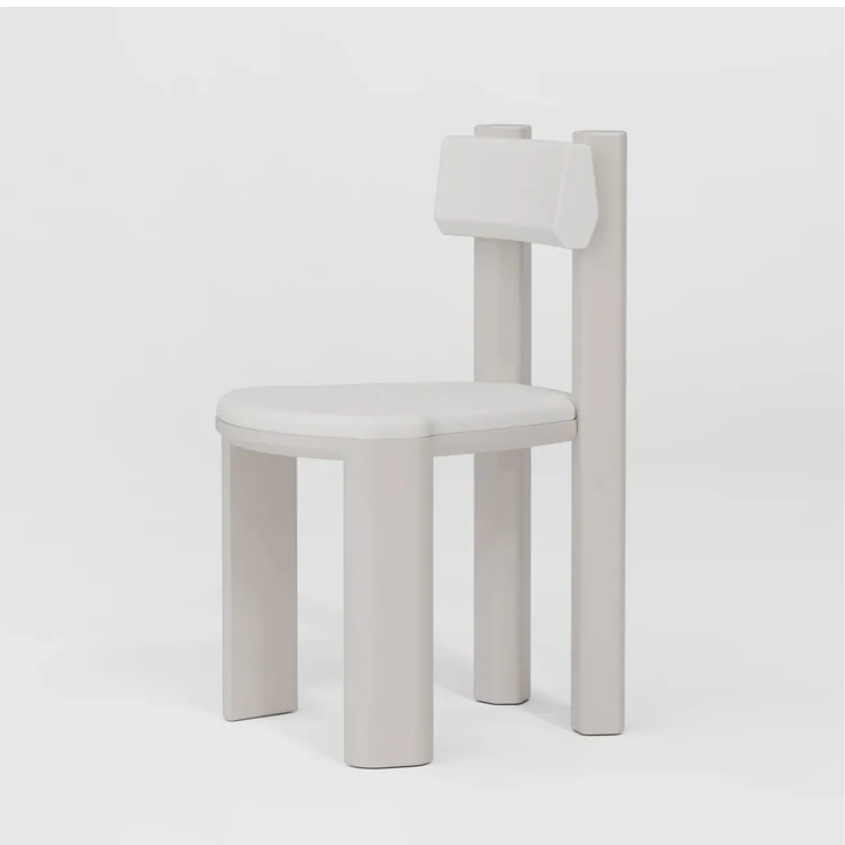SECOLO | TAOTO WHITE LEATHER DINING CHAIR | $3,930 - Image 2