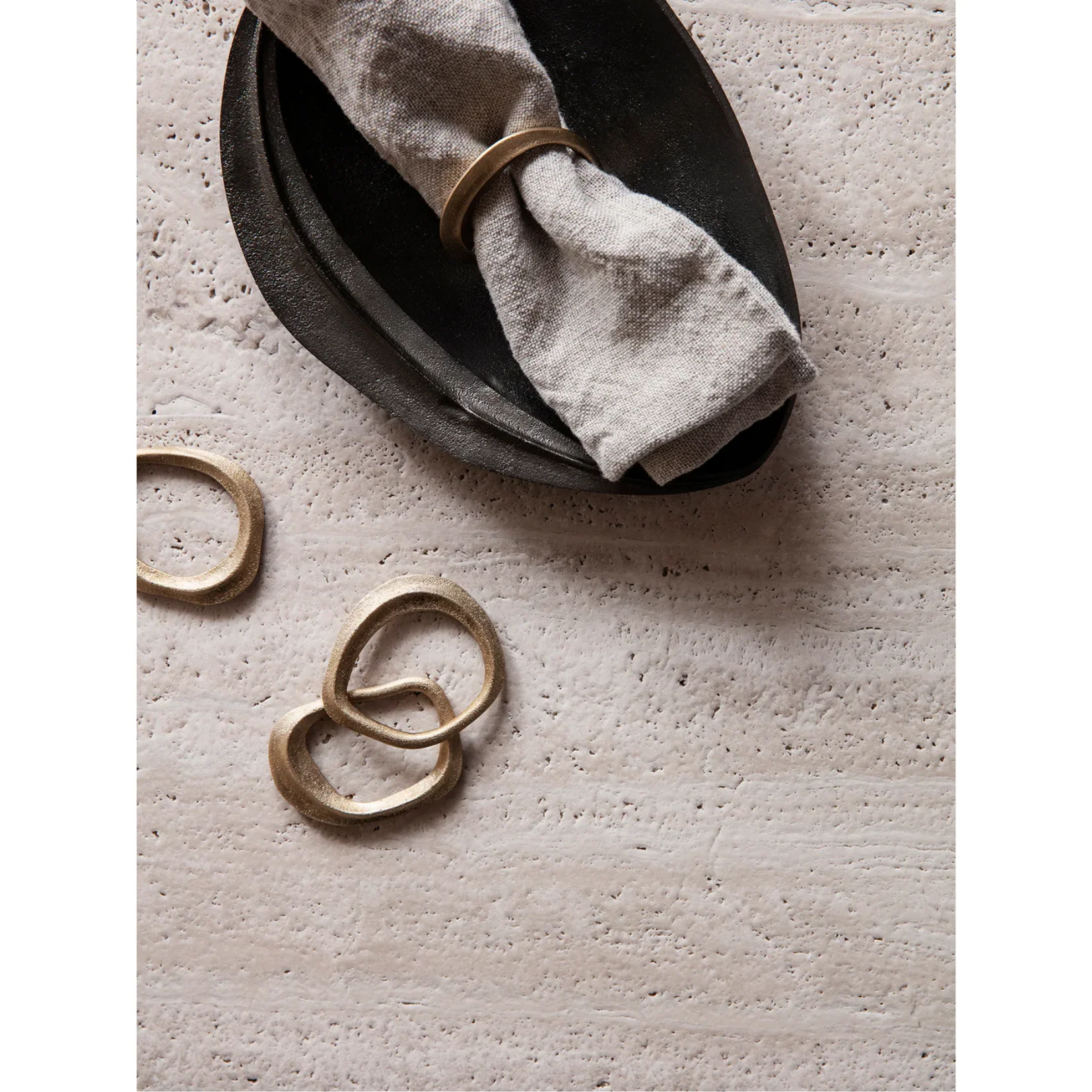 FERM LIVING | FLOW NAPKINS RINGS | $59.00 - Image 2