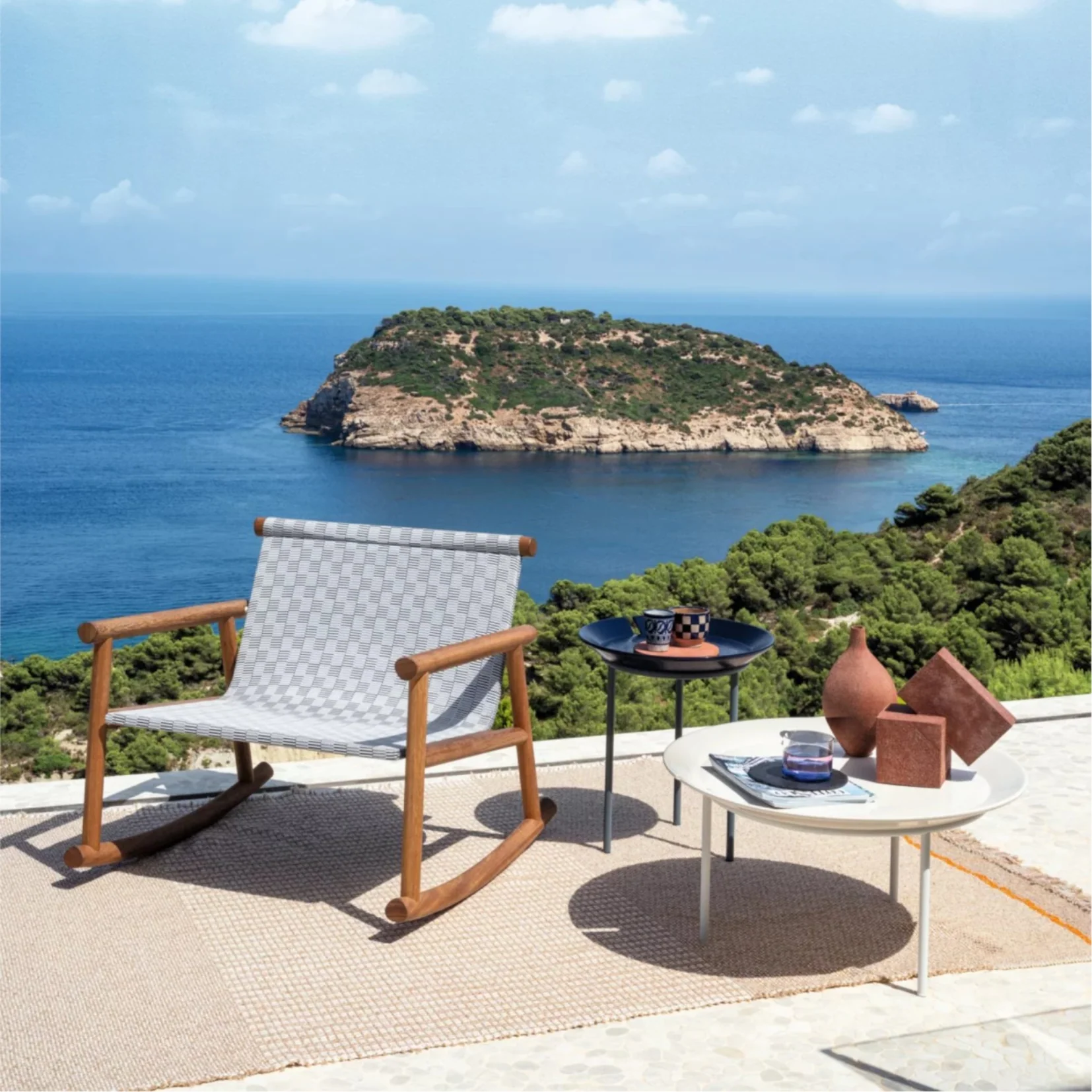 GERVASONI | HASHI ROCKING CHAIR | $3,813.00 - Image 2