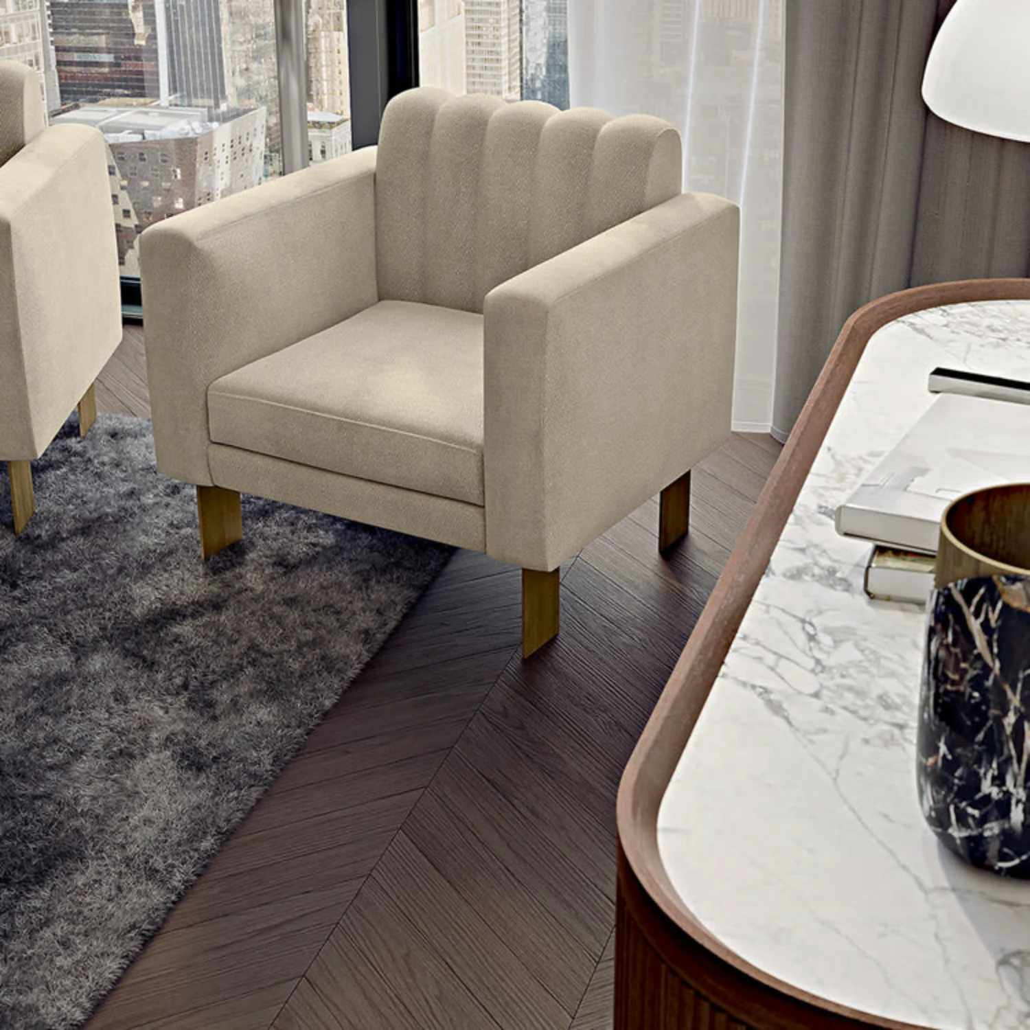BAMAX | BEIGE ARMCHAIR | $7,560.00 - Image 2