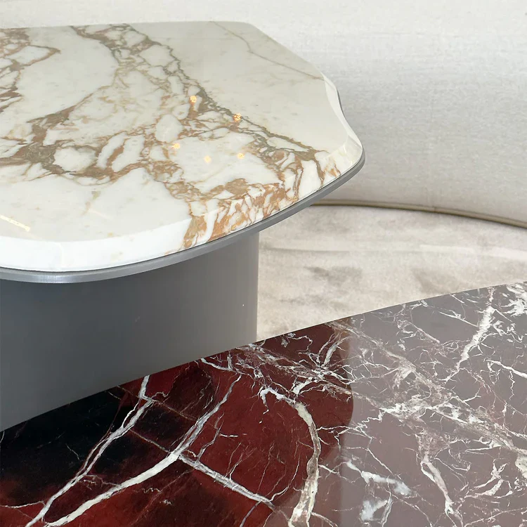SECOLO | FRAGMENT RED LEVANTO MARBLE COFFEE TABLE | $9,850 - Image 2