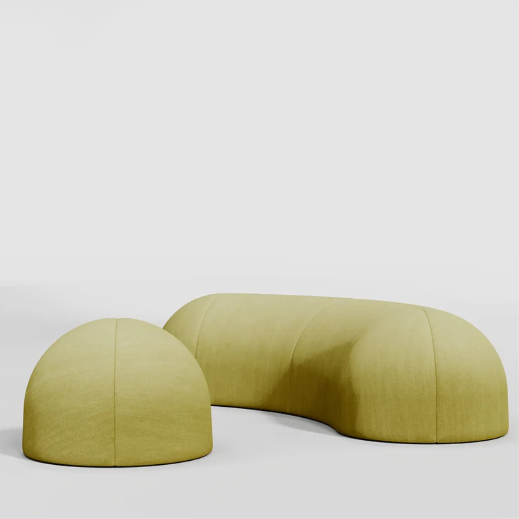 SECOLO | NUBA COTTON LIMED OAK POUF | $3,015 - Image 2