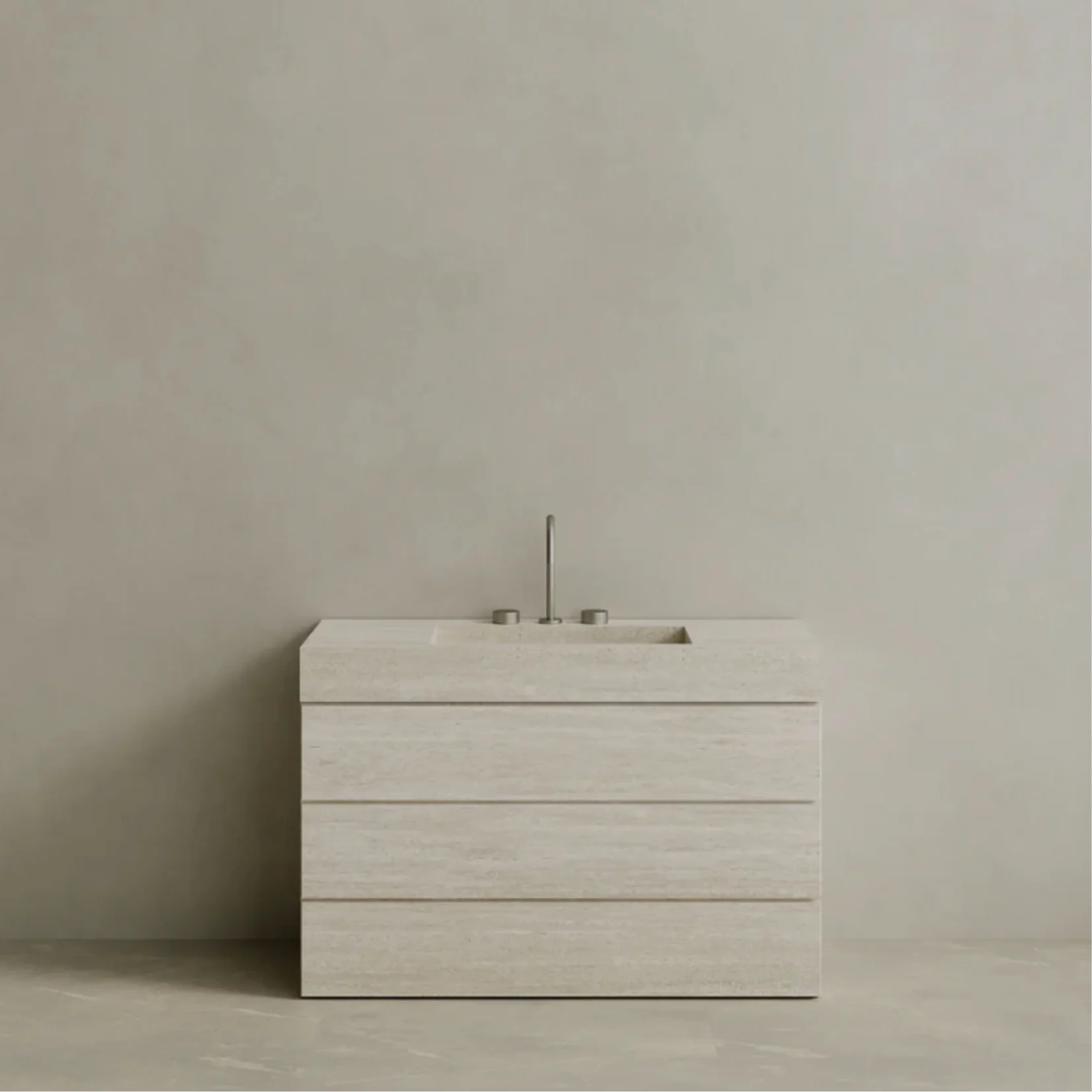 ELEMENTO BATH | SINGLE SINK FREESTANDING MARBLE VANITY WITH DRAWERS | $5,081.60 - $9,792.00 - Image 2