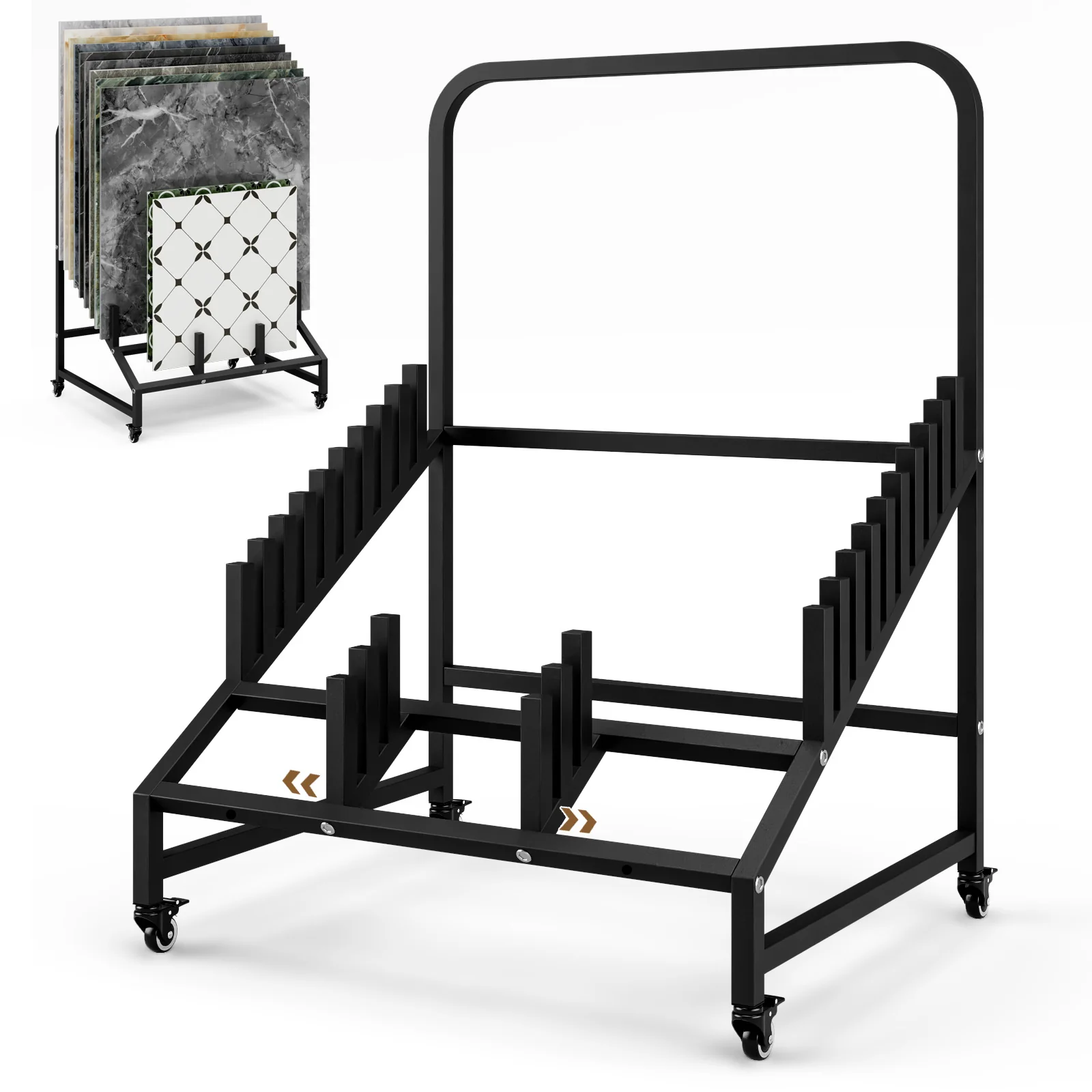 Advwin Tile Display Stand with Adjustable Slots - Image 1
