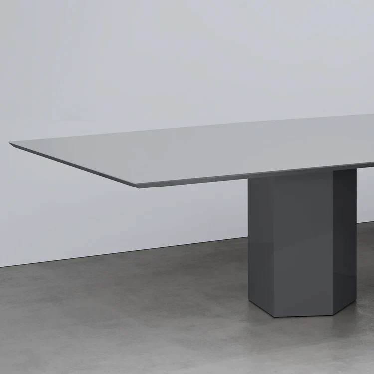 SECOLO | MONITH GLOSSY BLUE DINING TABLE | $13,140 - Image 2