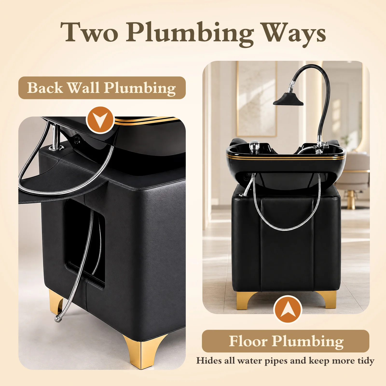 Advwin Hair Washing Station Barber Backwash Unit - Image 3