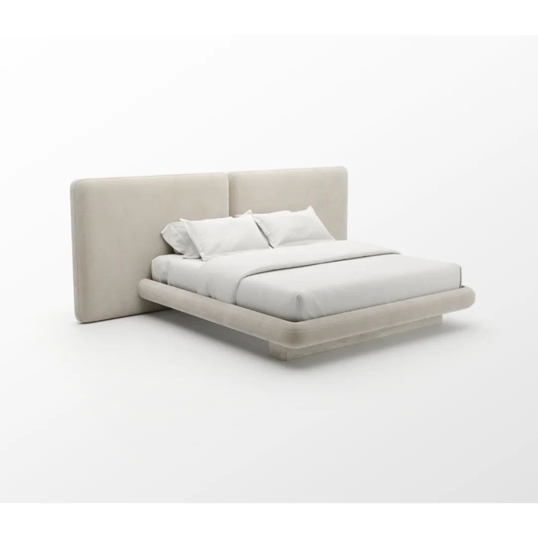 CARACOLE | OVERLAP UPH 2 PANEL KG BED IVORY | $8,190.00 - Image 2