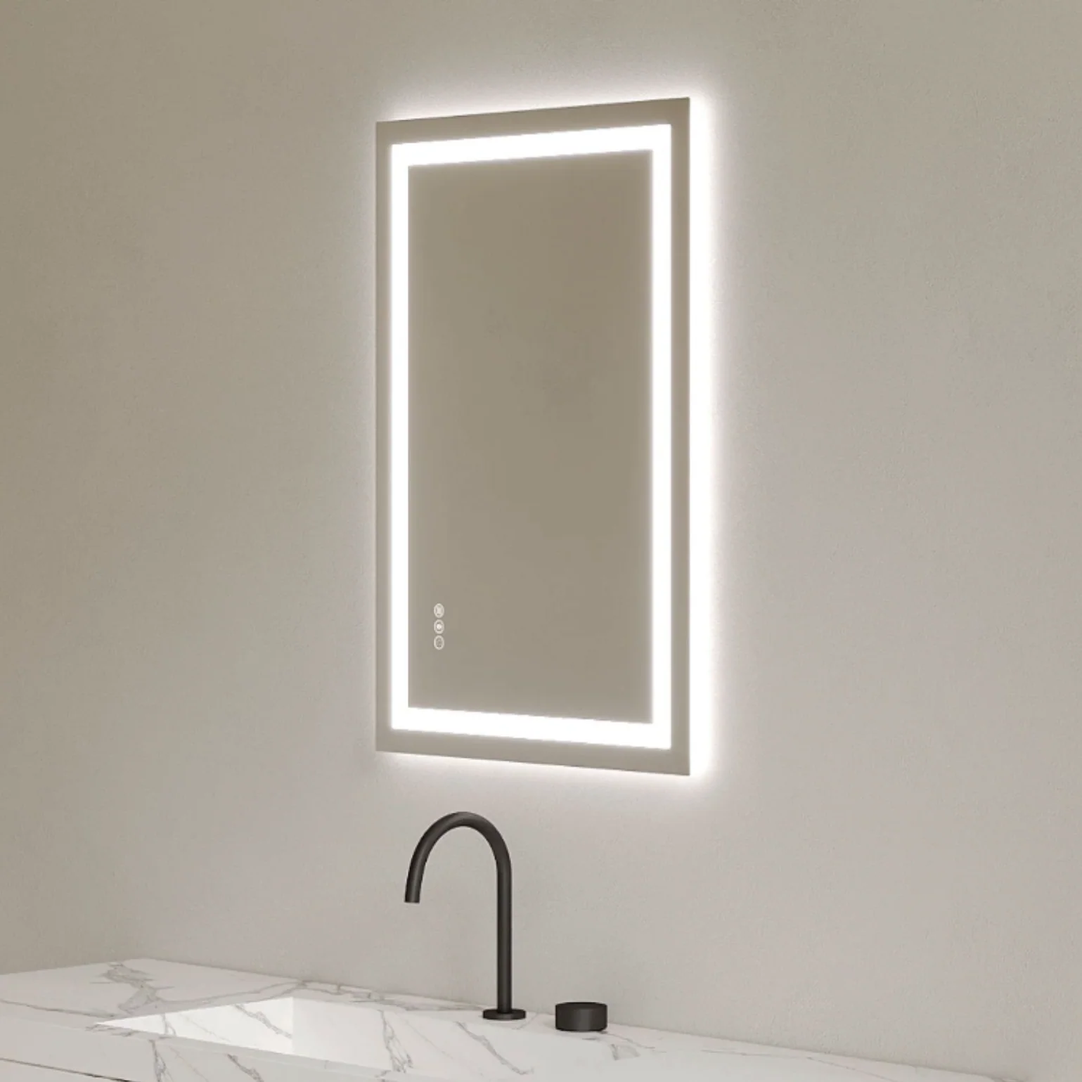 ELEMENTO BATH | 24" x 36" RECTANGULAR LED MIRROR | $254.00 - Image 2