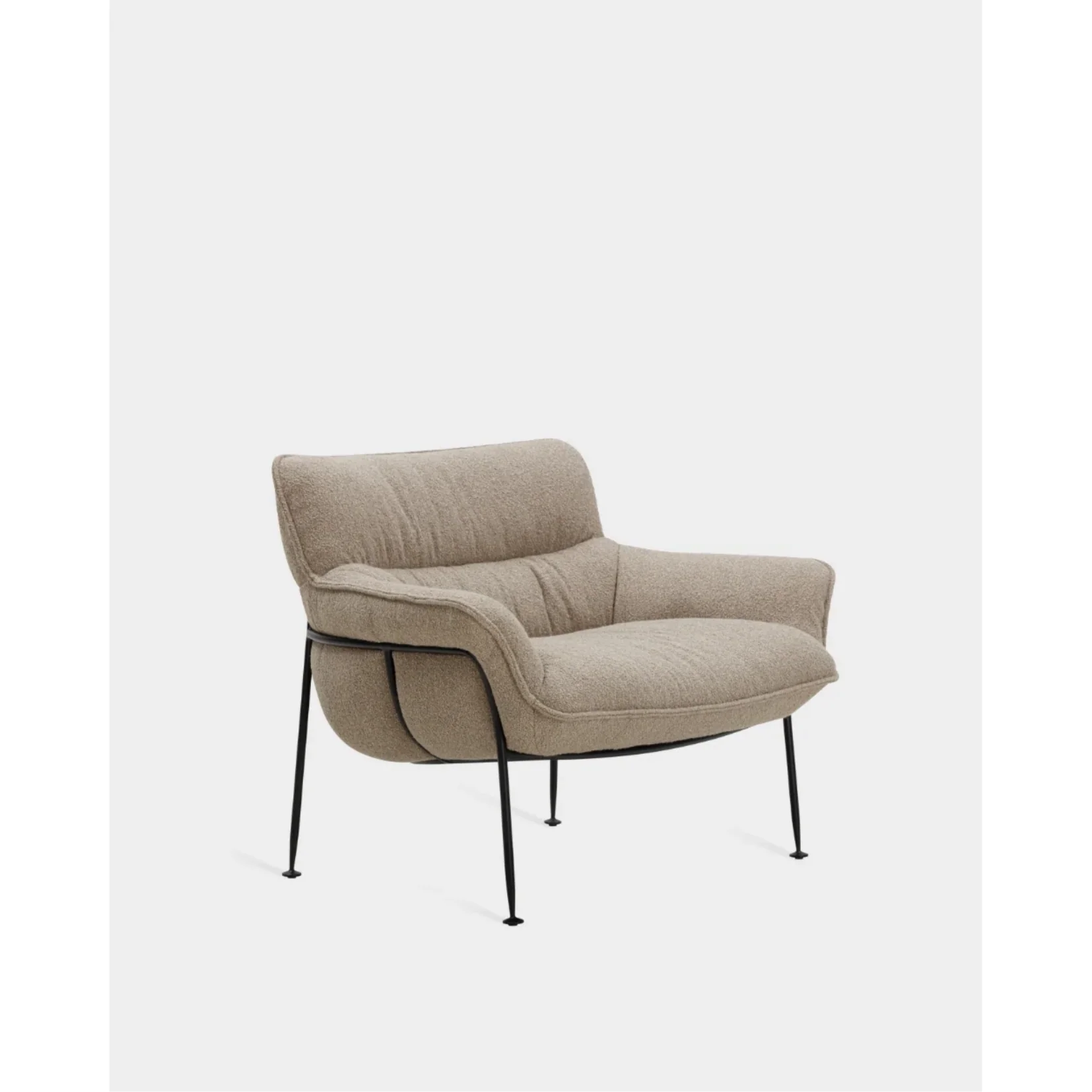 DUVET LOUNGE CHAIR In Black Steek Frame | $3,711.00 - $4,514.00 - Image 2