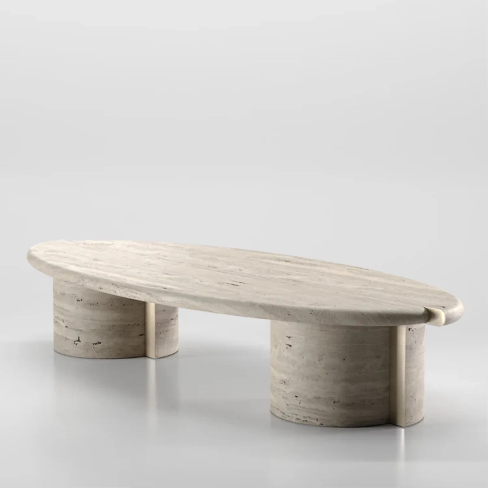SECOLO | TAYMA TRAVERTINO COFFEE TABLE | $13,565 - Image 2