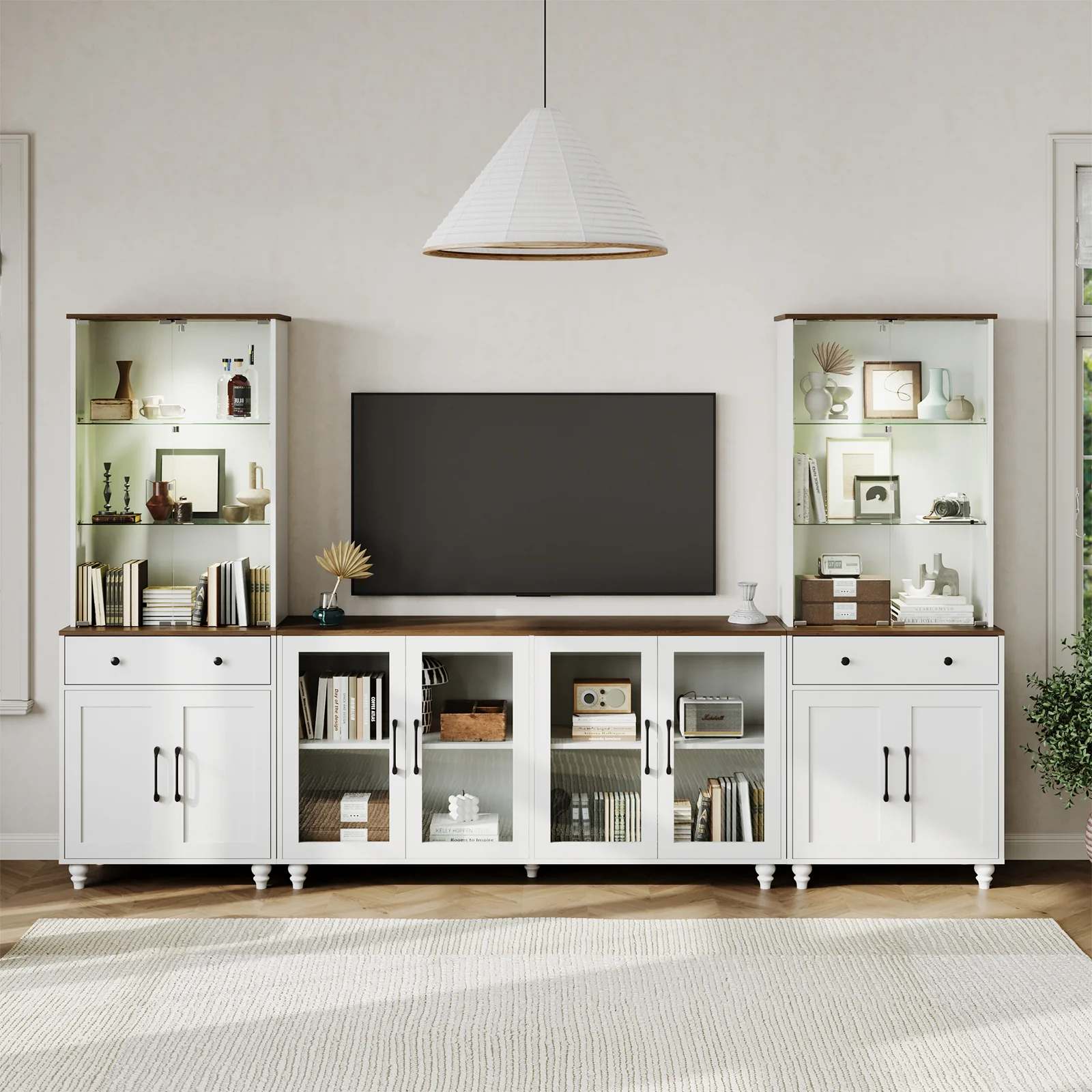 Advwin 3-Piece Entertainment Center for TVs - Image 2
