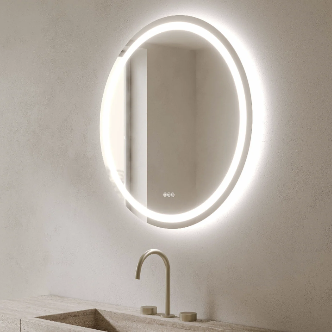 ELEMENTO BATH | 36" ROUNDED LED MIRROR | $379.00 - Image 2