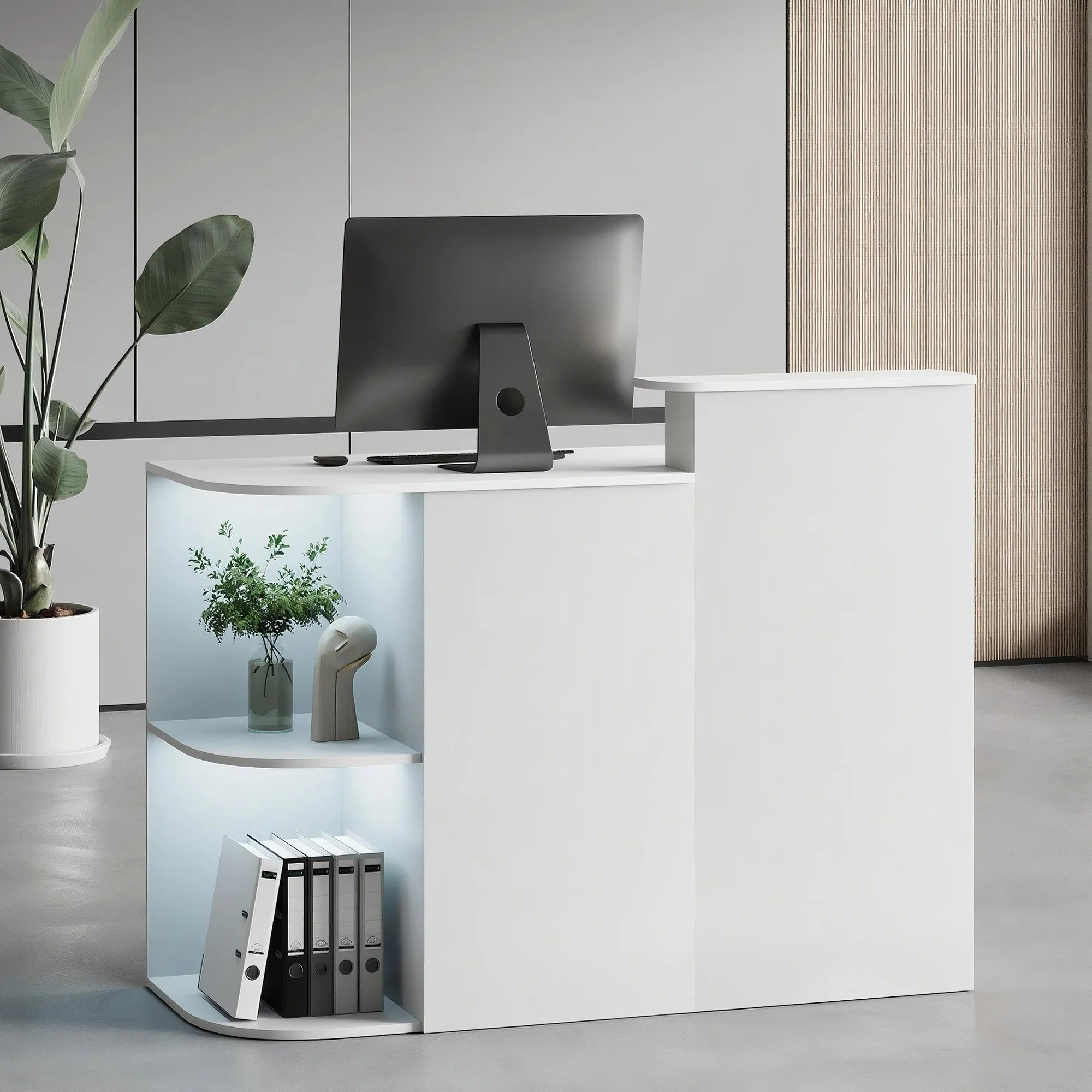 Advwin LED Reception Desk for Office - Image 2