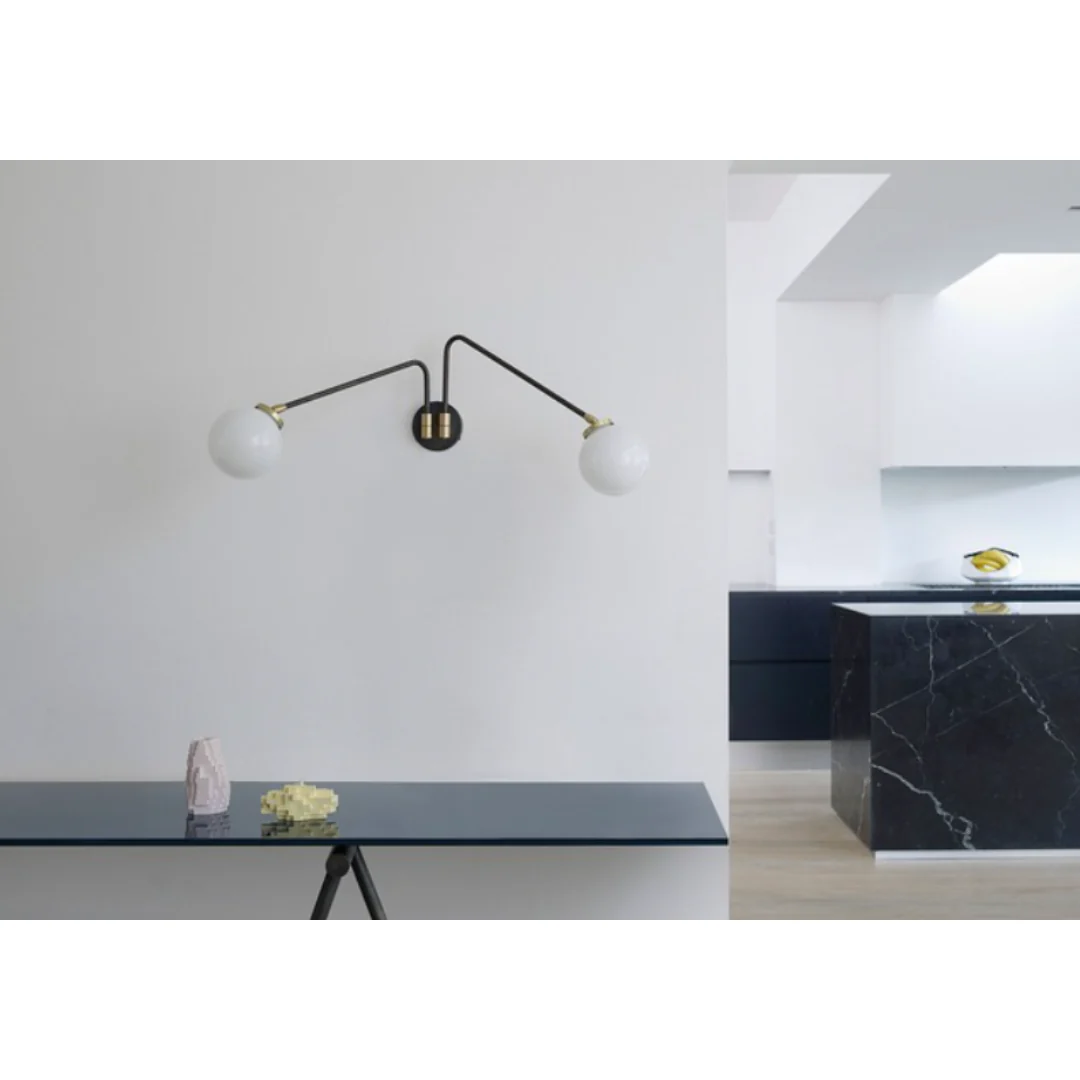 CTO LIGHTING | Array Twin Opal Wall Light | $2,875.00 - Image 2