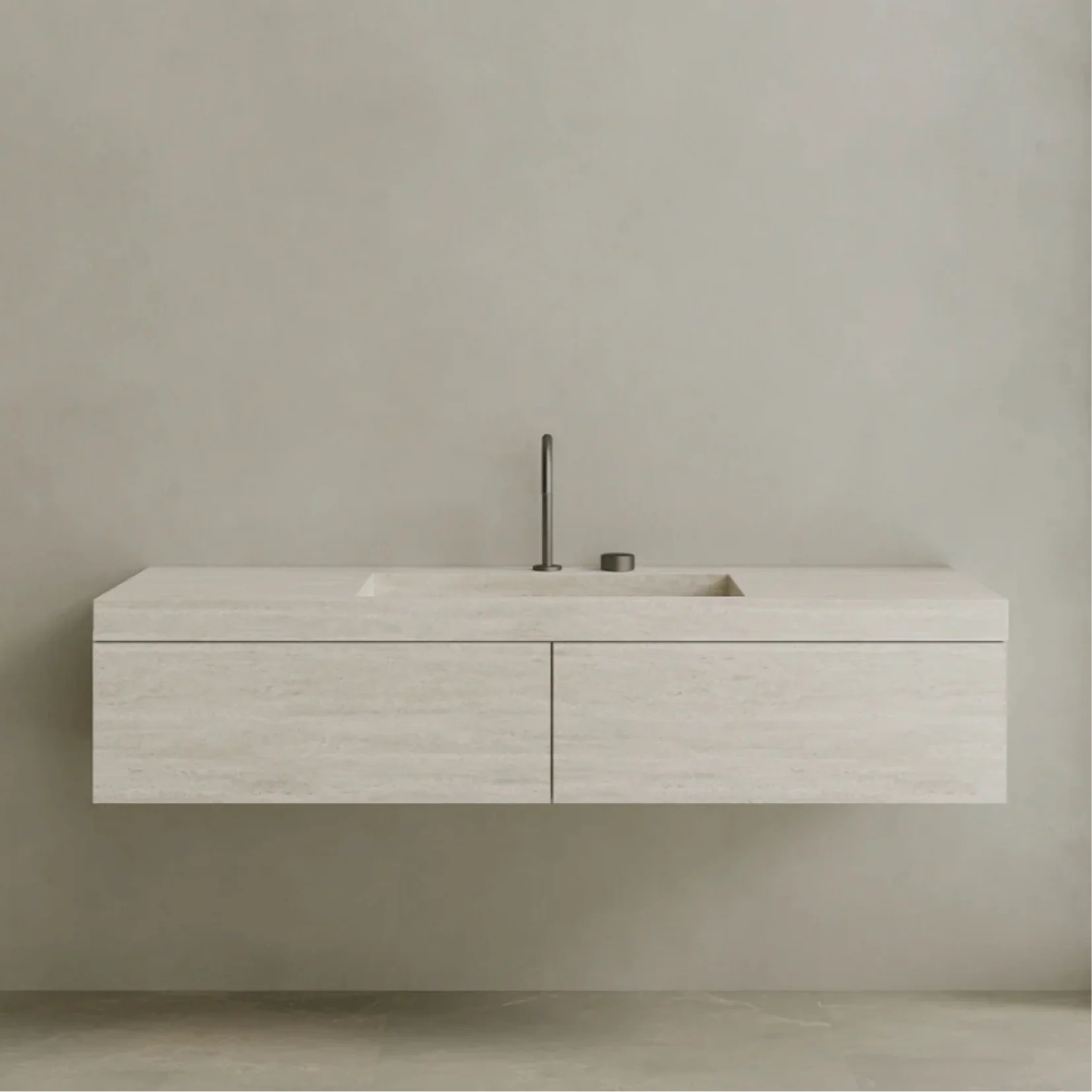 ELEMENTO BATH | FLOATING MARBLE VANITY | $5,000.00 - $9,600.00 - Image 2