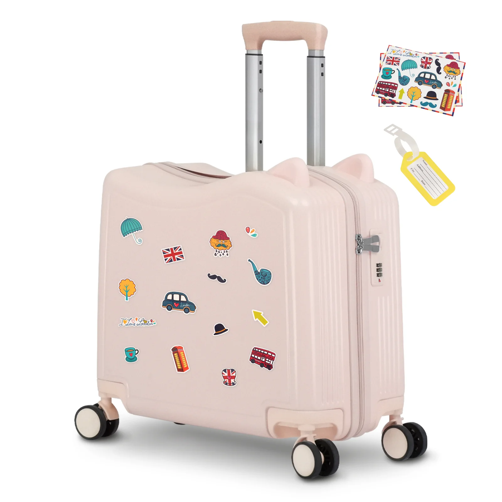 Advwin Kids’ Ride-On Suitcase with Password Lock - Image 1