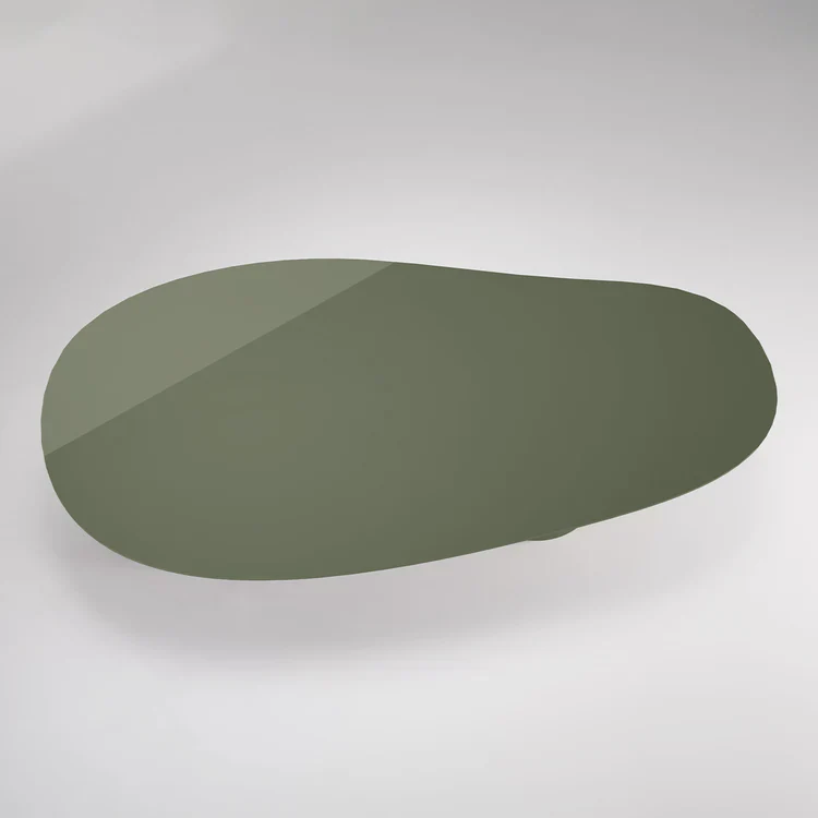 SECOLO | LAGHI II GLOSSY GREEN WOOD DINING TABLE | $24,730 - Image 2