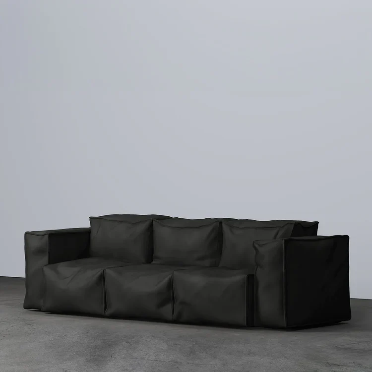 SECOLO | SIBYLIA LEATHER SOFA | $17,170 - Image 2