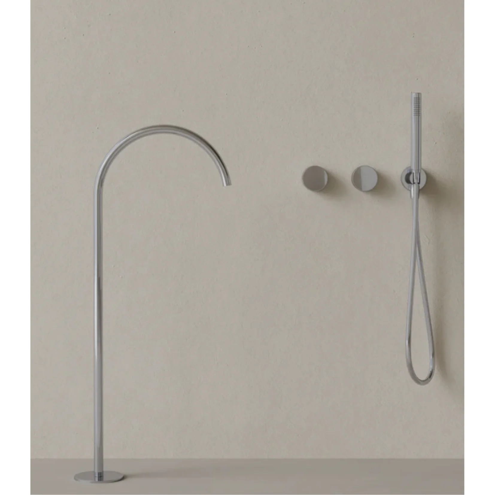 ELEMENTO BATH | ARC FLOOR-MOUNTED BATHTUB FILLER | $2,270.55 - Image 2